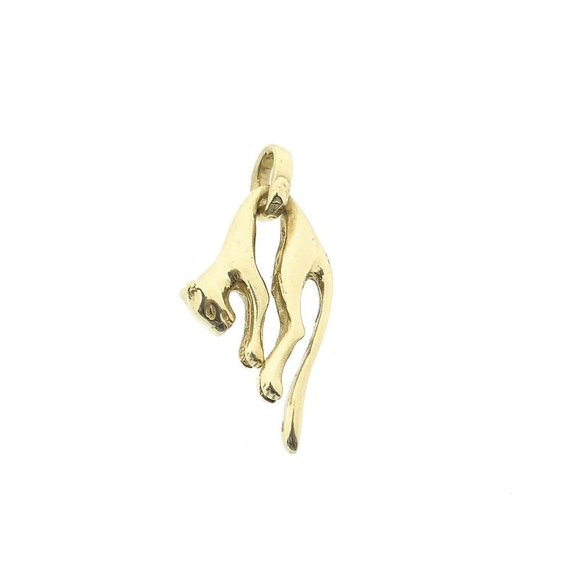 Image 5 of Gold panther pendant