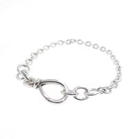 Pandora Chunky Infinity Knot Bracelet; Silver; | 20 cm