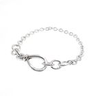 Image 1 of Pandora Chunky Infinity Knot Bracelet; Silver; | 20 cm