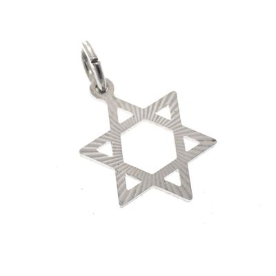 Image 2 of Silver charm; Star of David