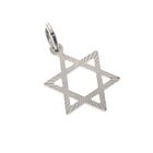 Image 2 of Silver charm; Star of David