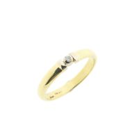 8 carat solitaire ring with diamond | 0.02 ct.