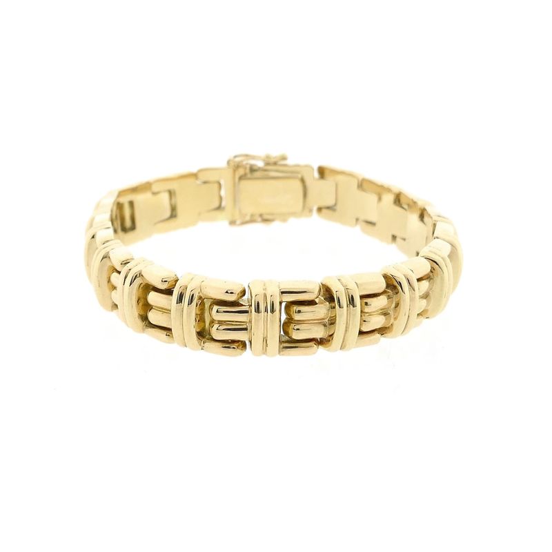 Image 3 of Vintage Gold Fantasy Link Bracelet | 18.5 cm