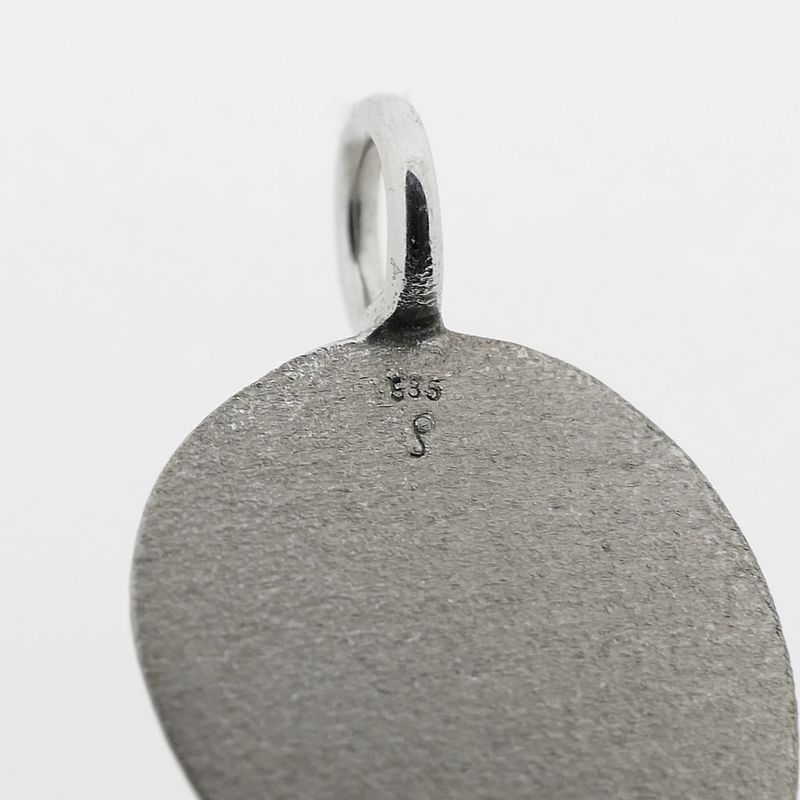 Image 5 of White gold pendant with diamonds; 0.13 ct.