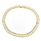 Image 1 of 18-karat gold Bismarck/fantasy link necklace | 44 cm