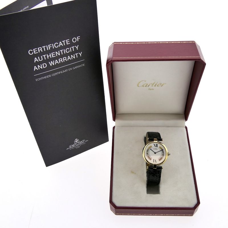 Image 4 of Cartier Vermeil Must Trinity; Ladies watch