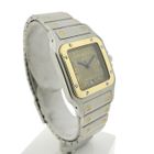 Image 3 of Cartier Santos Galbee 1566; Gold/steel unisex watch