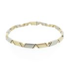 Image 1 of Two-tone gold fantasy link bracelet | 19.5 cm