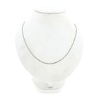 Image 3 of White Gold Venetian Box Chain Necklace