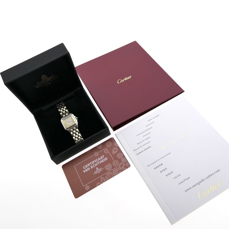 Image 11 of Cartier Panthère; Gold/steel ladies' watch