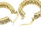 Image 7 of Gold earrings with zirconia | Ø 23.5 mm