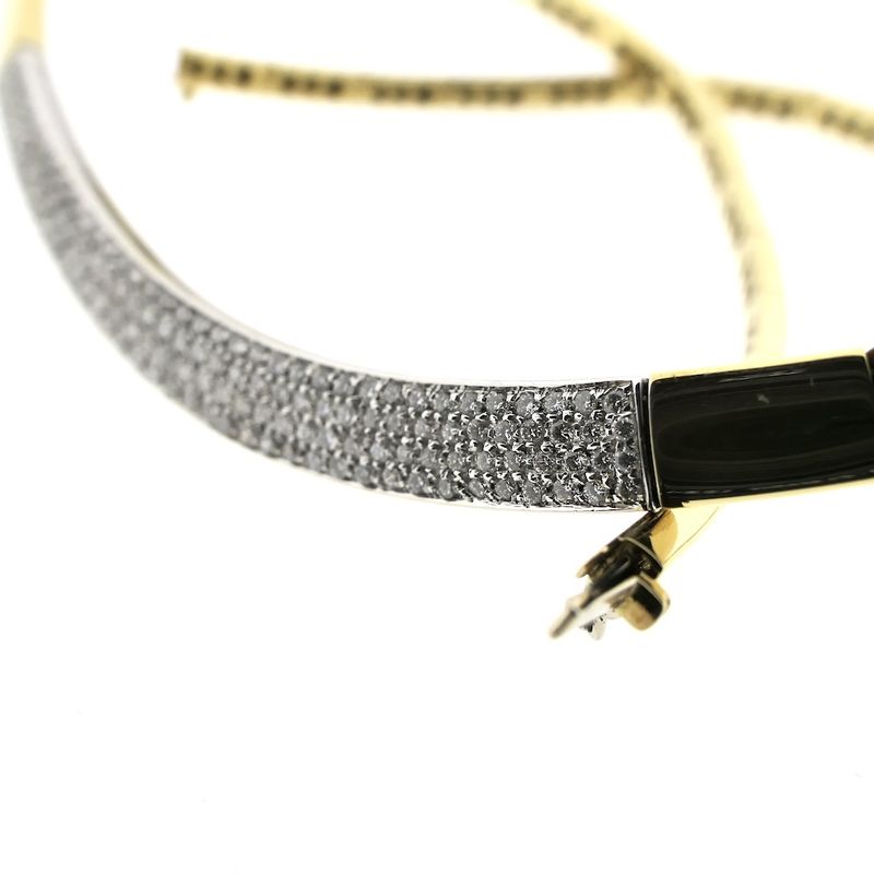Image 8 of Leo Pizzo gold necklace with diamonds; 1.50 ct.