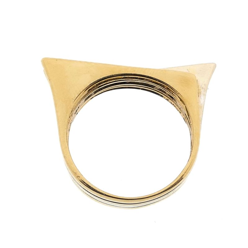 Image 3 of Two-tone gold ring