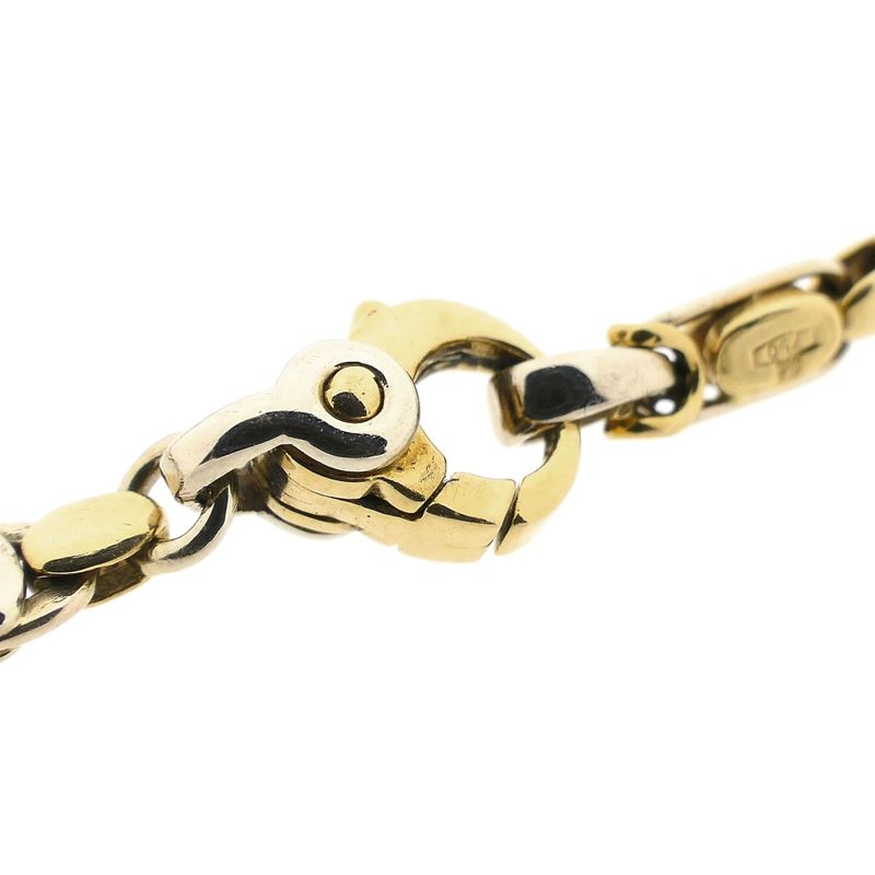 Image 3 of Bicolor Gold Fantasy Link Bracelet