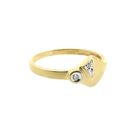 Image 4 of 8 carat ring with diamonds; 0.02 ct.