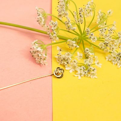 Image 2 of Gold lapel pin, tie pin