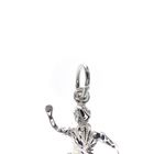 Image 3 of Silver pendant of a karateka