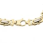 Image 4 of Two-tone gold fantasy link bracelet | 21 cm