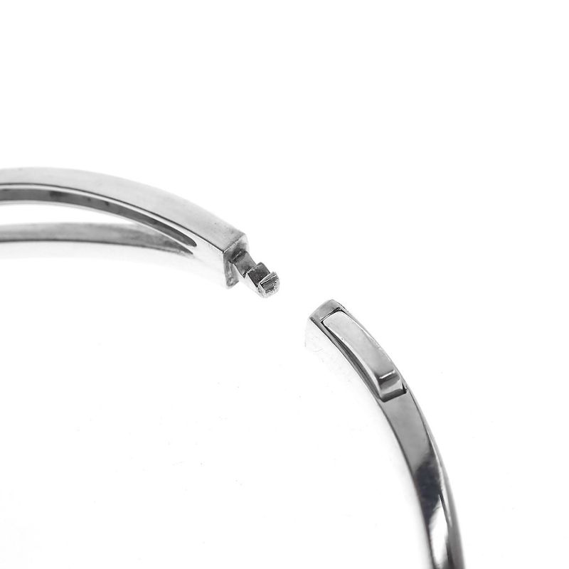 Image 6 of Pandora Signature Charm Bangle; Silver; | Ø 65 mm