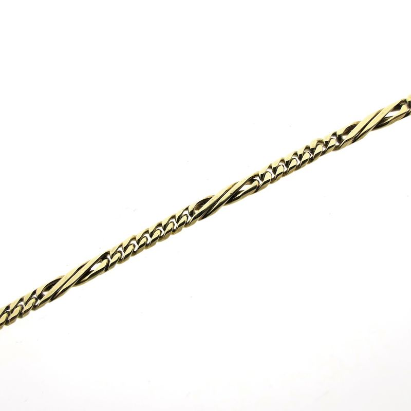 Image 2 of Vintage gold watch chain; Chatelaine