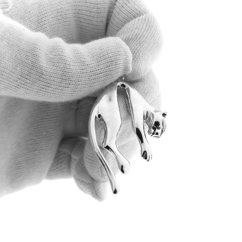 Image 11 of Silver pendant of a panther