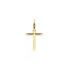 Image 5 of Gold pendant of a cross; INRI