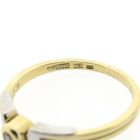 Image 6 of Desiree bicolor gold solitaire ring with diamond 0.03 ct.