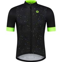 Rogelli Terrazzo Fietsshirt - Korte Mouwen - Heren - Zwart, Blauw, Fluor - Maat L