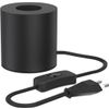 Afbeelding van Calex Tafellamp Rond - Industrieel - E27 Fitting - Zwart - Excl. lichtbron