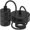 Afbeelding van Calex Retro Pendel - Industrieel Hanglamp - E27 Fitting - Zwart - Excl. lichtbron