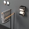 Afbeelding van Sealskin Brix - Toiletrolhouder dubbel - Zwart