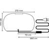 Afbeelding van Calex Tafellamp Rond - Scandinavisch - E27 Fitting - FSC Hout - Excl. Lichtbron