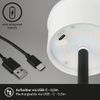 Afbeelding van BRILONER - KIKI - LED Vloerlamp op batterijen 3 in 1, traploos dimbaar, Touch, LED Vloerlamp Buiten,