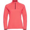 Afbeelding van ODLO Midlayer 1/2 zip BESSO Vrouwen Outdoortrui - Deep Claret - Maat XL