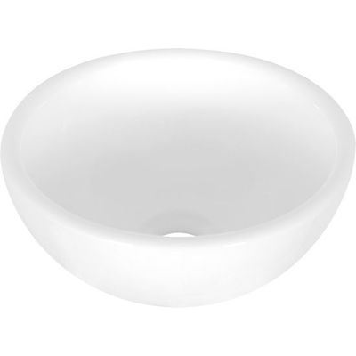 Afbeelding van Differnz Ruz Waskom - Wasbak Keramiek - Rond - 25 x 25 x 11 cm - Wit
