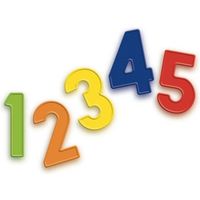 Quercetti cijfer magneten, 48st.