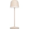 Afbeelding van EGLO Mannera Tafellamp - Aanraakdimmer - Draadloos - 34 cm - Aluminium - Zandkleur/Wit - Oplaadbaar