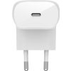 Afbeelding van Belkin Boost Charge adapter met kabel - USB-C naar Lightning - 1m - 20W - Wit