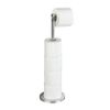 Afbeelding van WENKO Toiletrolhouder 2-in-1 RVS mat - Reserverolhouder - WC Rolhouder