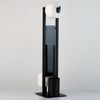 Afbeelding van WENKO Toiletbutler Rivalta zwart - Toiletborstel met houder, Toiletrolhouder en Reserverolhouder