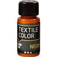 Textielverf - Neon Oranje - Creotime - 50 ml