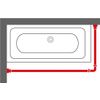 Afbeelding van Sealskin Easy Roll - Douchegordijnstangset - 90x90x90 cm - Zwart