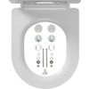 Afbeelding van Tiger Carter - Toiletbril met deksel - WC bril - Duroplast Wit