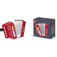 Janod Confetti - Accordeon - Voor Kleine Muzikanten! - Met 10 Toetsen: 7 Toetsen Voor Muzieknoten, 