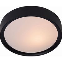 Lucide LEX Plafonnière - Ø 33 cm - 2xE27 - Zwart