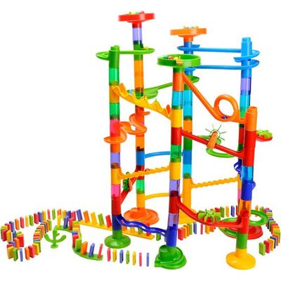 Afbeelding van ball game domino knikkerbaan