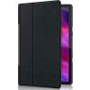 Afbeelding van Lenovo Yoga Tab 11 Bookcase hoesje - Just in Case - Effen Zwart - Kunstleer