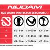 Afbeelding van Nijdam Skate Beschermset Kinderen - White Out - Wit/Fuchsia - M