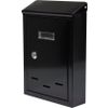 Afbeelding van VOREL Brievenbus met 2 sleutels - zwart - 28,5x20x6 cm