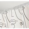 Afbeelding van Sealskin Mind - Douchegordijn 180x200 cm - PEVA - Zwart / Wit